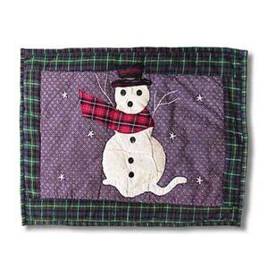Set of 12 Place Mat Snowman